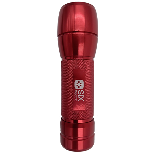 Linterna aluminio led Samsung 3W rojo